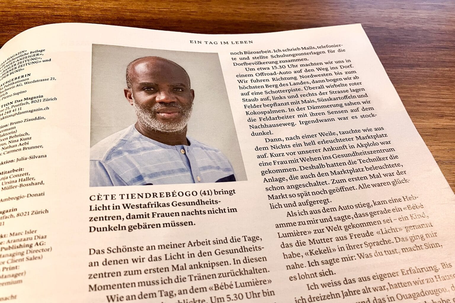 Artikel: «Ein Tag im Leben»