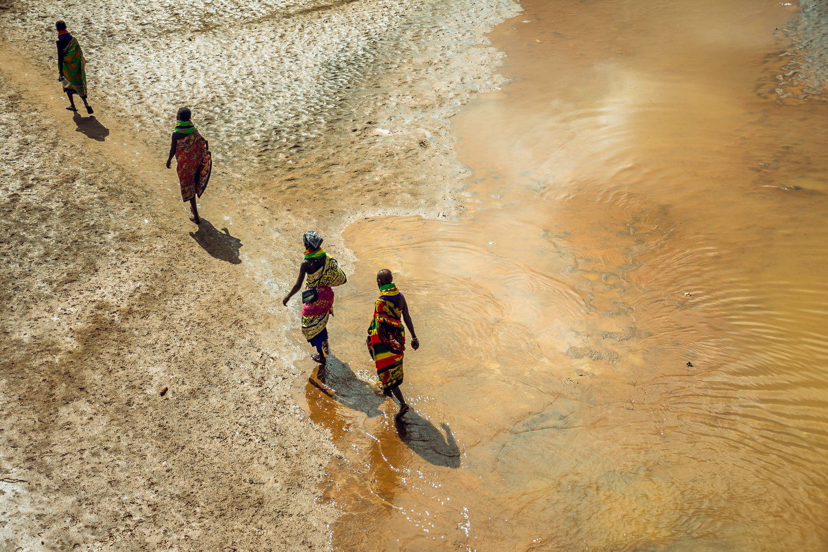 Wasser nähe Kakuma Refugee Camp Kenia