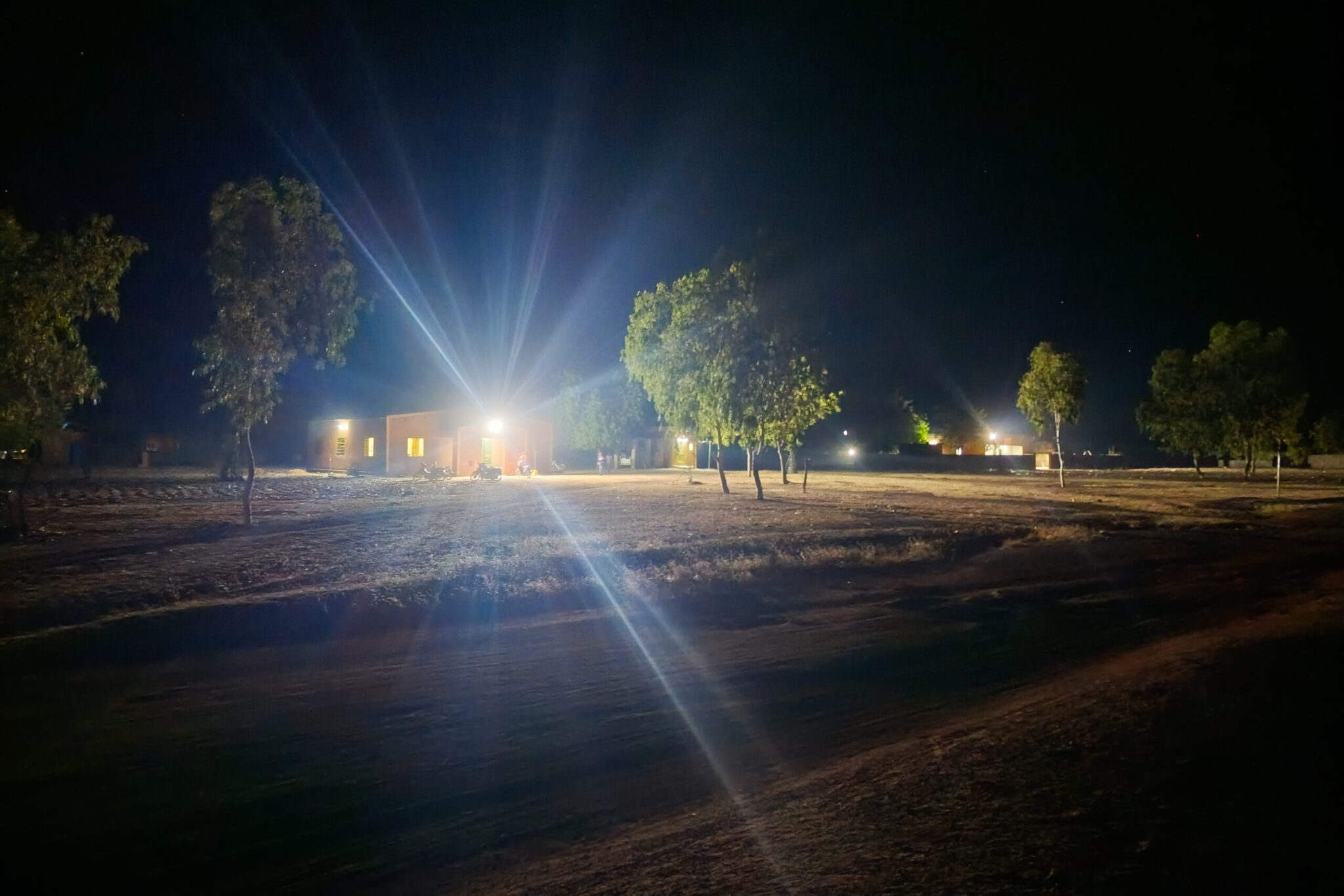 Gesundheitszentrum in der Nacht