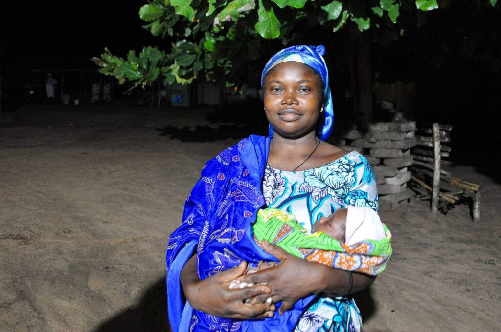 Immaculée und Baby in Togo