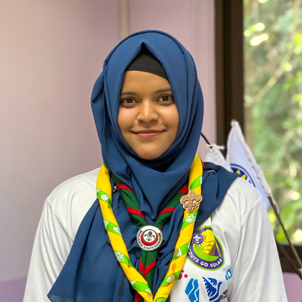 Jannatul Sayma Scouts go Solar Solarbotschafterin