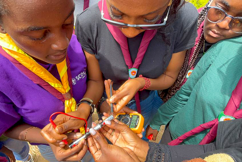 Pfadi_Solartraining_Scouts_go_Solar_Solarstrom_Messung