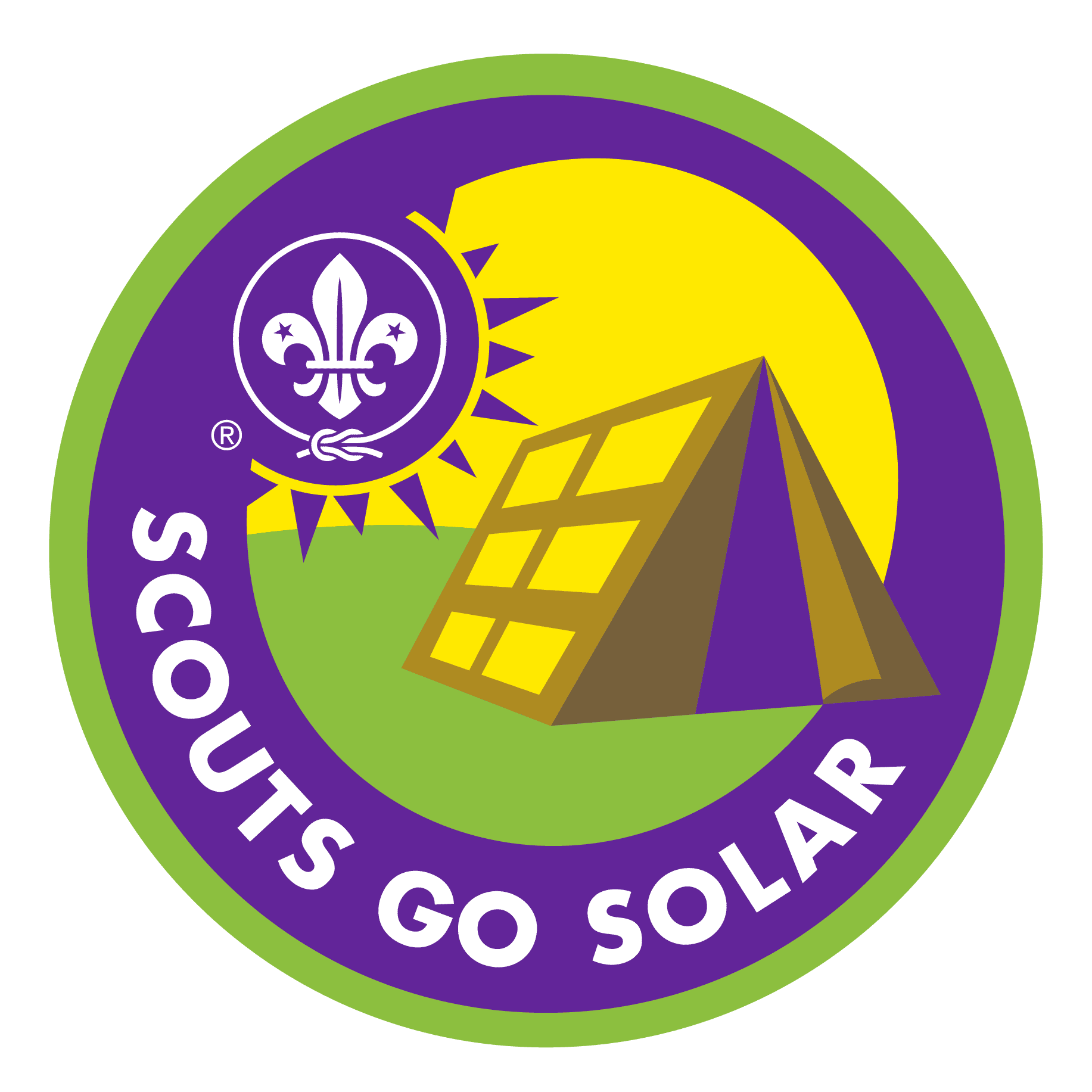 Scouts go Solar Logo