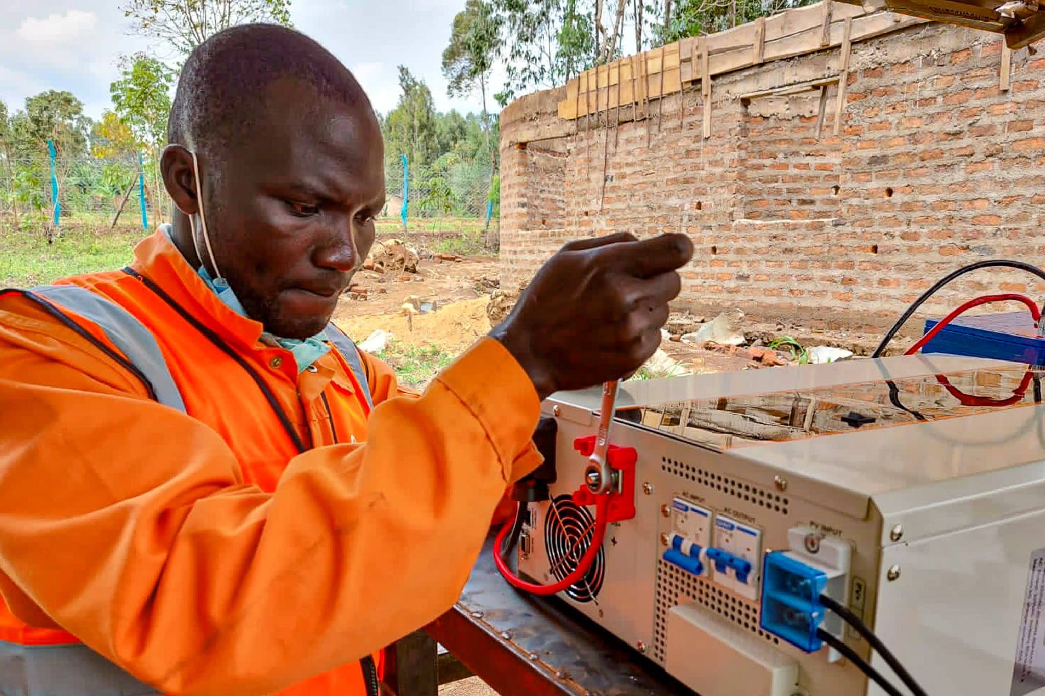 Solartechniker in Kenia