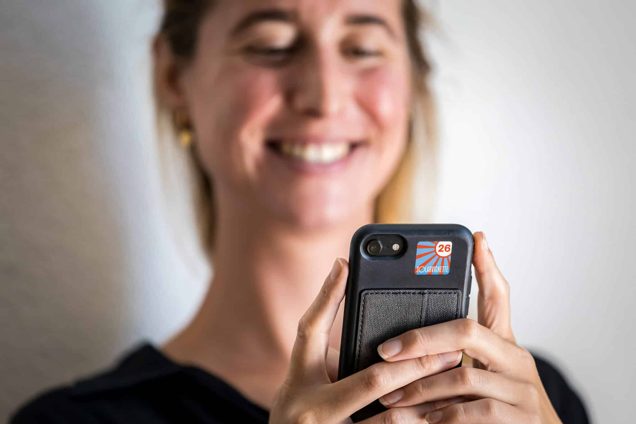 The solar vignette for cell phones is available from just 10 francs